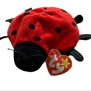 Lucky The Lady Bug TY Original Beanie Baby * Collectible with Very Rare Errors